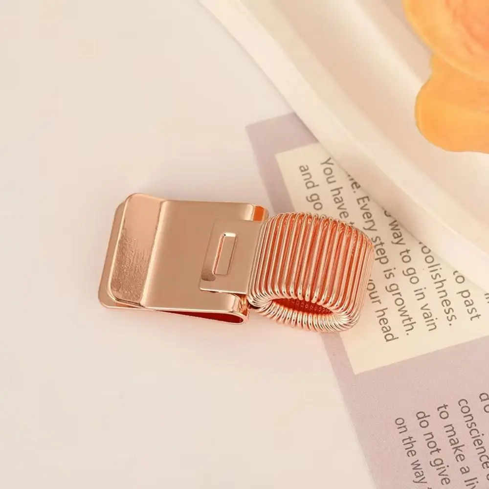 Creative Metal Pen Clip Retro Heavy-Duty Retro Pen Clip Secure Grip Minimalist Notebook Pen Holder Notebook Accessory