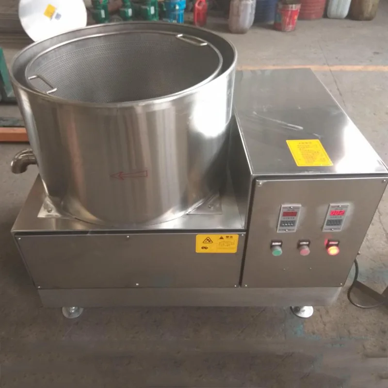 Fruits And Vegetables Dehydration Machines Potato Chips Centrifugal Dehydrating Machine Oil Remove Machine For Fried Food