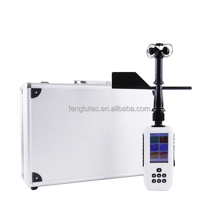 Multifunctional Handheld Weather Station Agricultural Meteorological Handheld Wind Direction Tester