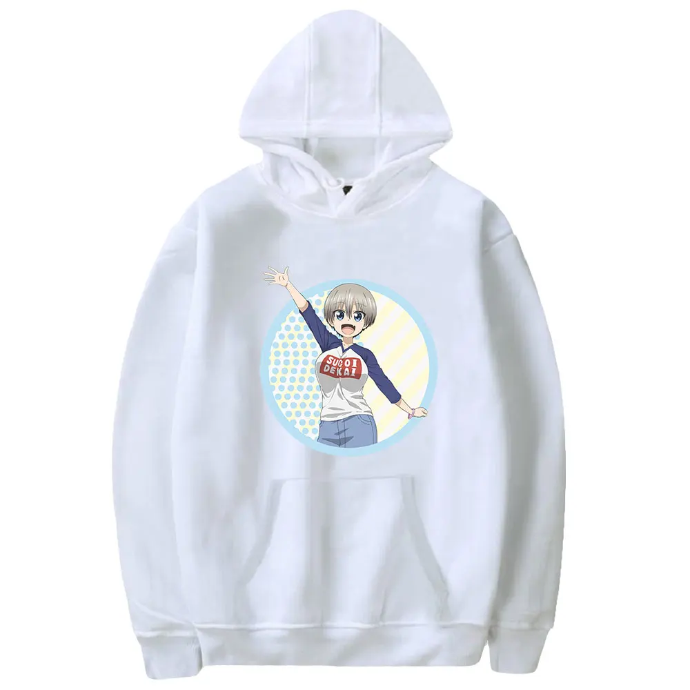 Uzaki Chan Wants to Hang Out Season 2 Anime Hoodie Women Men Long Sleeve Hooded Sweatshirt Unisex Pullover Tracksuit