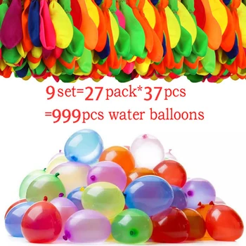 Bombas de agua rápidas para niños, globos de njección, juguetes para fiesta en la playa, juego de natación, 999 piezas