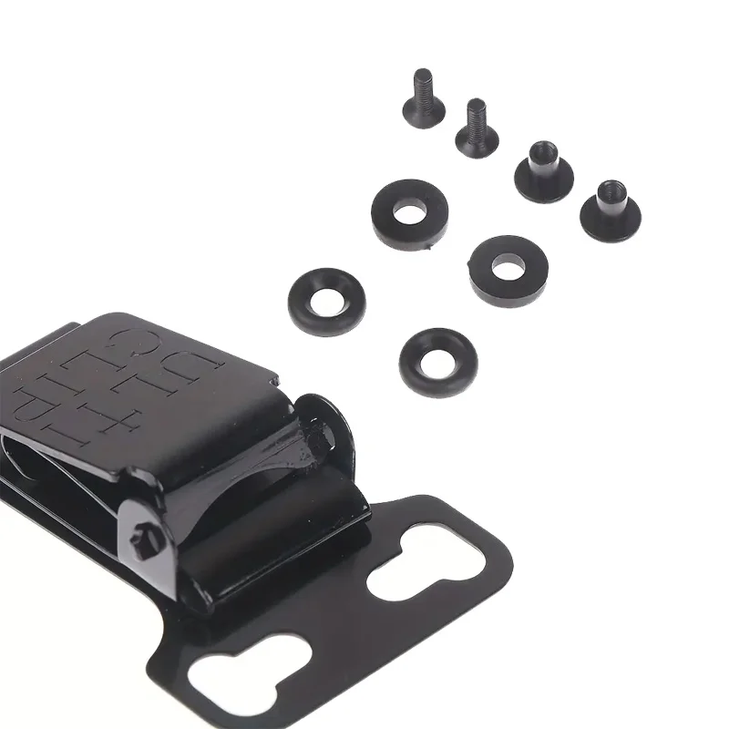 Clip de ceinture pour gaine K, noir Durable avec vis, Compatible avec plusieurs Types de couteaux, étui polyvalent, accessoires pour armes à jouets