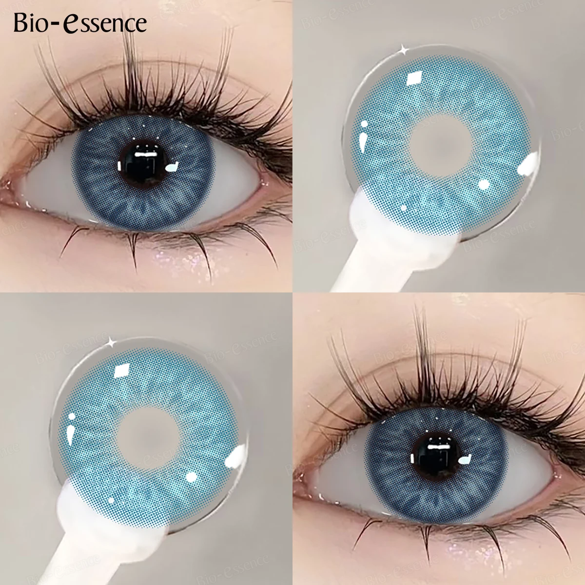 Bio-essense Colored Contact Lenses for Eyes Fashion Colored Contact Blue Eyes Lenses Korean Contacts Lenses Yearly Green Pupils