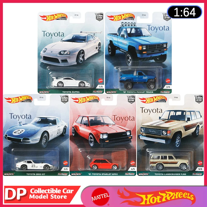 

Hot Wheels Car Culture 2021 Toyota Series Sets 1:64 Scale Diecast Vehicle Model Collectible Cars