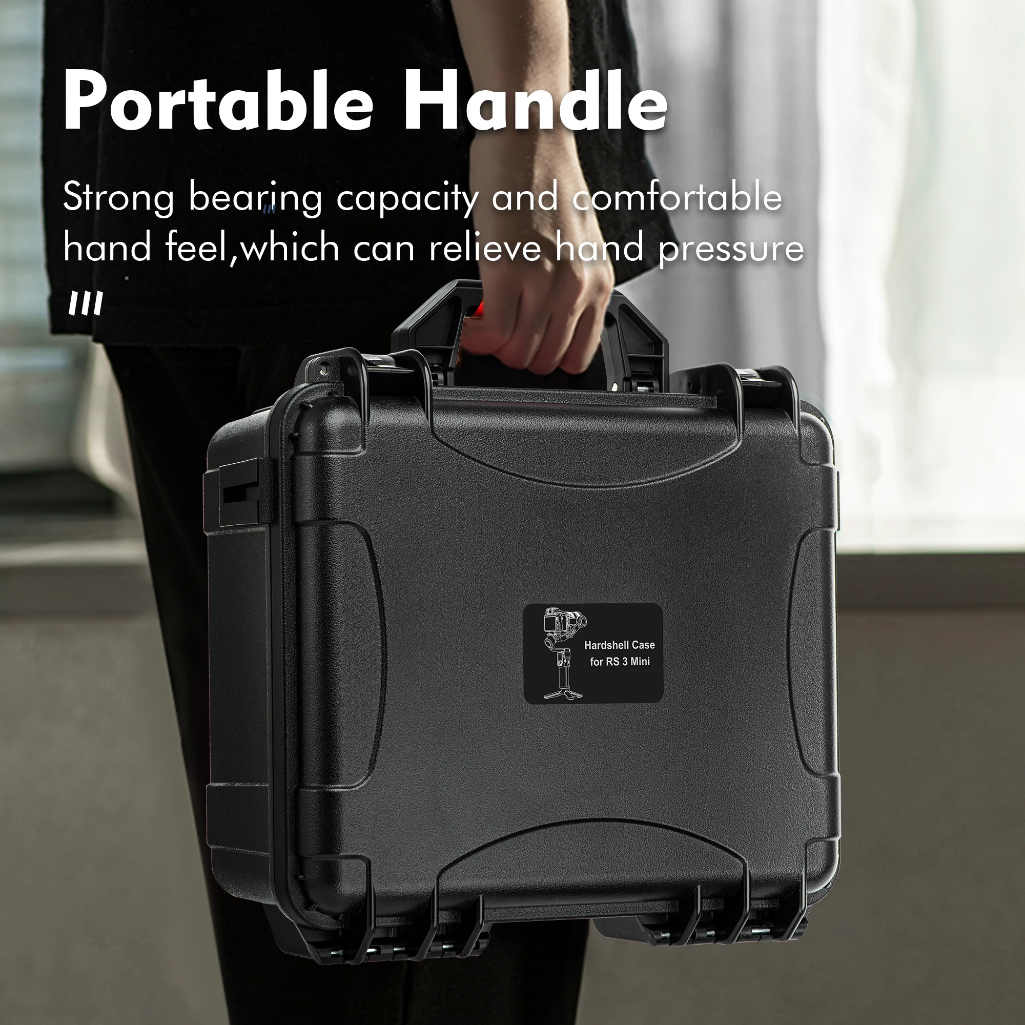 Hard Storage Case for DJI DJI RS 3 Mini Stabilizer Suitcase ABS Waterproof Carrying Case DJI Ronin 3 Mini Hardcase Box Strap