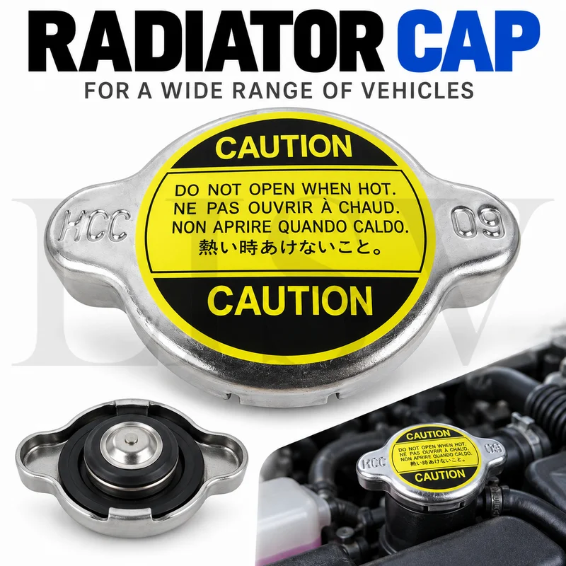 Wholesale Car Silicone Radiator Cap, Stainless Steel Radiator Cap, Chrome Round Head Cooling System Replacement Part