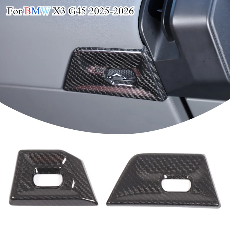 

For BMW X3 G45 25-26 Real Carbon Fiber Car Dash Side Air Vent Adjustment Panel Trim Cover Car Interior modification Accessories