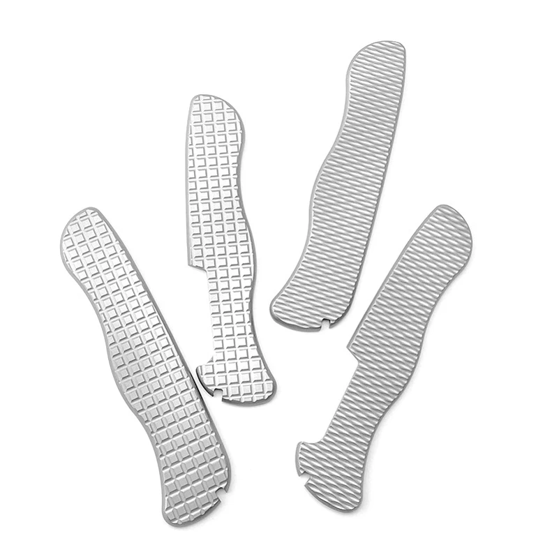 Custom Titanium Knife Handle Scales for Victorinox - close-up view