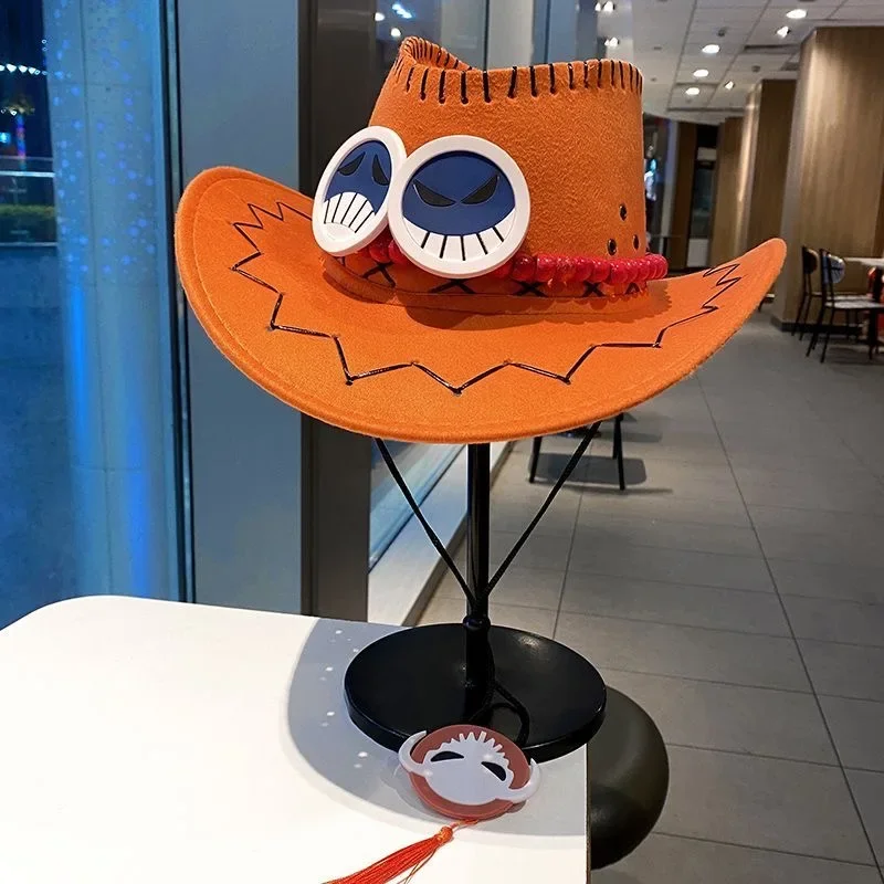 Akcesoria do kostiumu cosplay z anime Ace Hat z 2025 roku, rekwizyty, czapka z daszkiem dla dorosłych, unisex, czapka przeciwsłoneczna na zewnątrz dla mężczyzn i kobiet, sprzęt sceniczny.