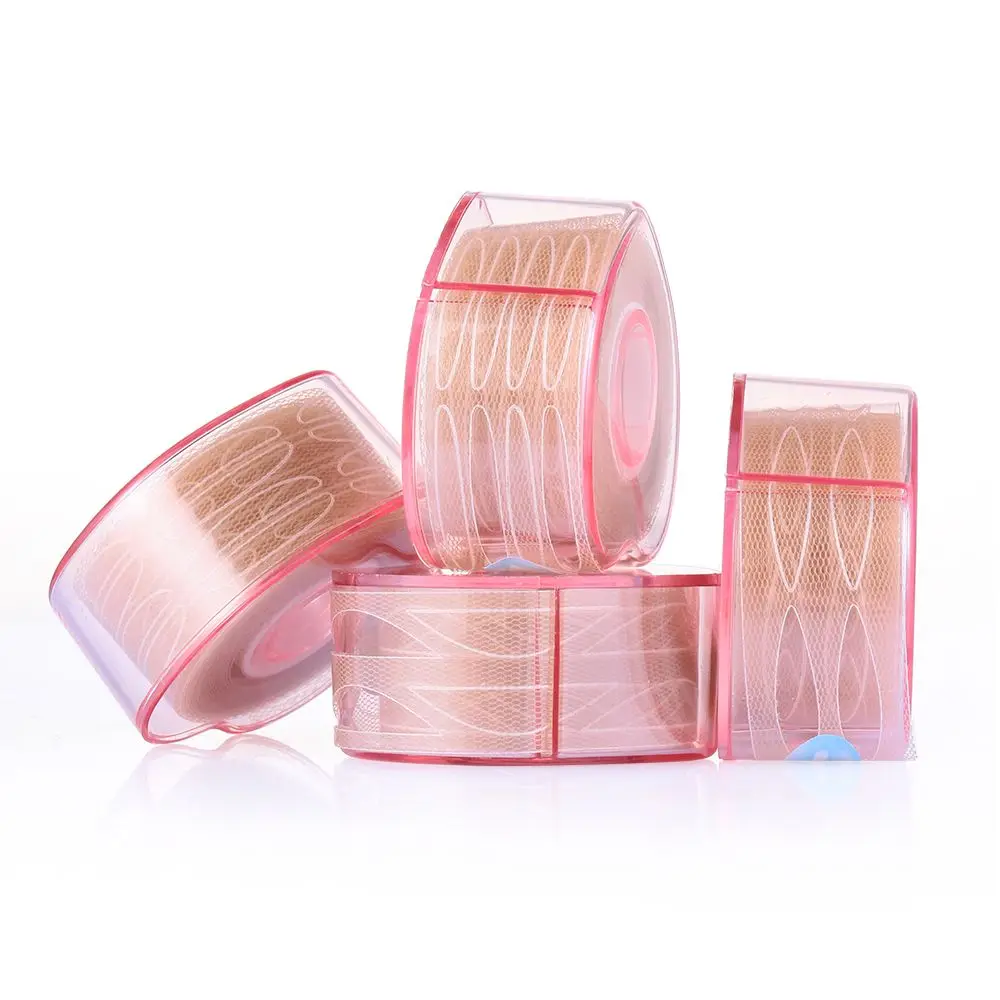Herramienta de maquillaje impermeable de belleza, fibra de encaje, ojos grandes, cinta de levantamiento de párpados de doble pliegue Ultra Invisible, pegatina para párpados