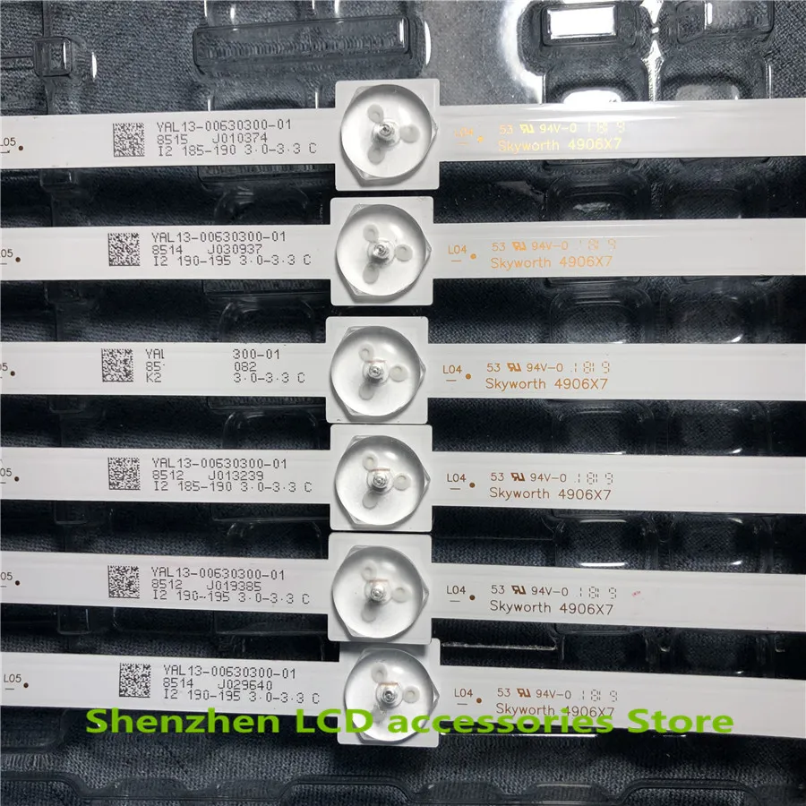 ل Skyworth 4906X7 6 المصابيح 48 سنتيمتر 3 فولت 100% جديد