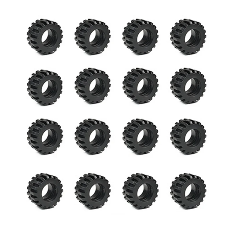 AC52-48PCS Mini Wiel Assen Pack Blok Auto Accessoires Band Hub Klassieke Bouwstenen Kinderen DIY Blokken Plastic Voor Kid