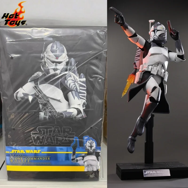 

In Stock Original HOTTOYS HT 1/6 TMS141 Star Wars The Clone Wars Commander Wolffe Action Figures 12inch Collectible Model Toy