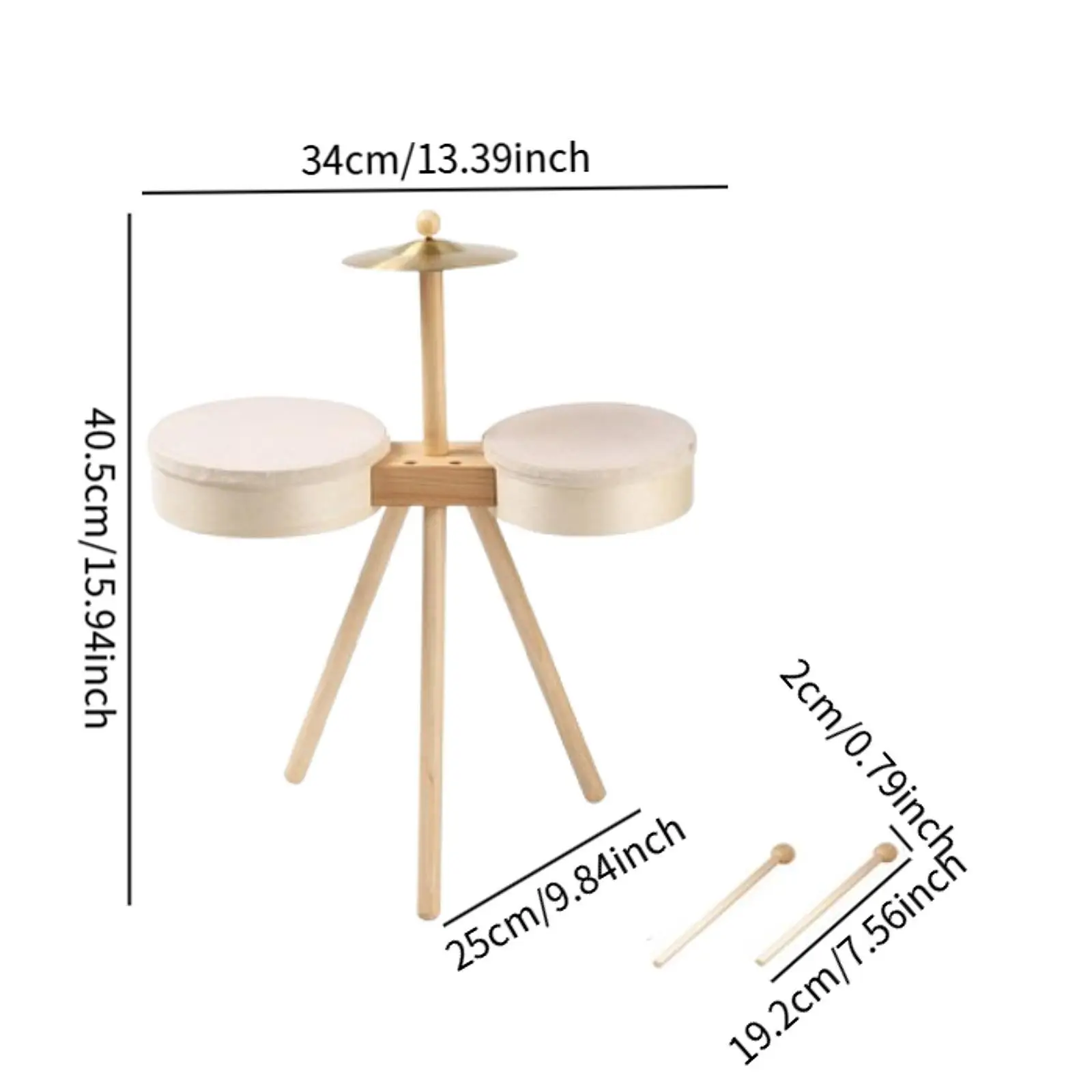Kleine drumstel Vroeg onderwijs Verjaardagscadeaus voor jongen meisje Muziekspeelgoed Educatief percussie speelgoed Muziekinstrumenten voor kinderen