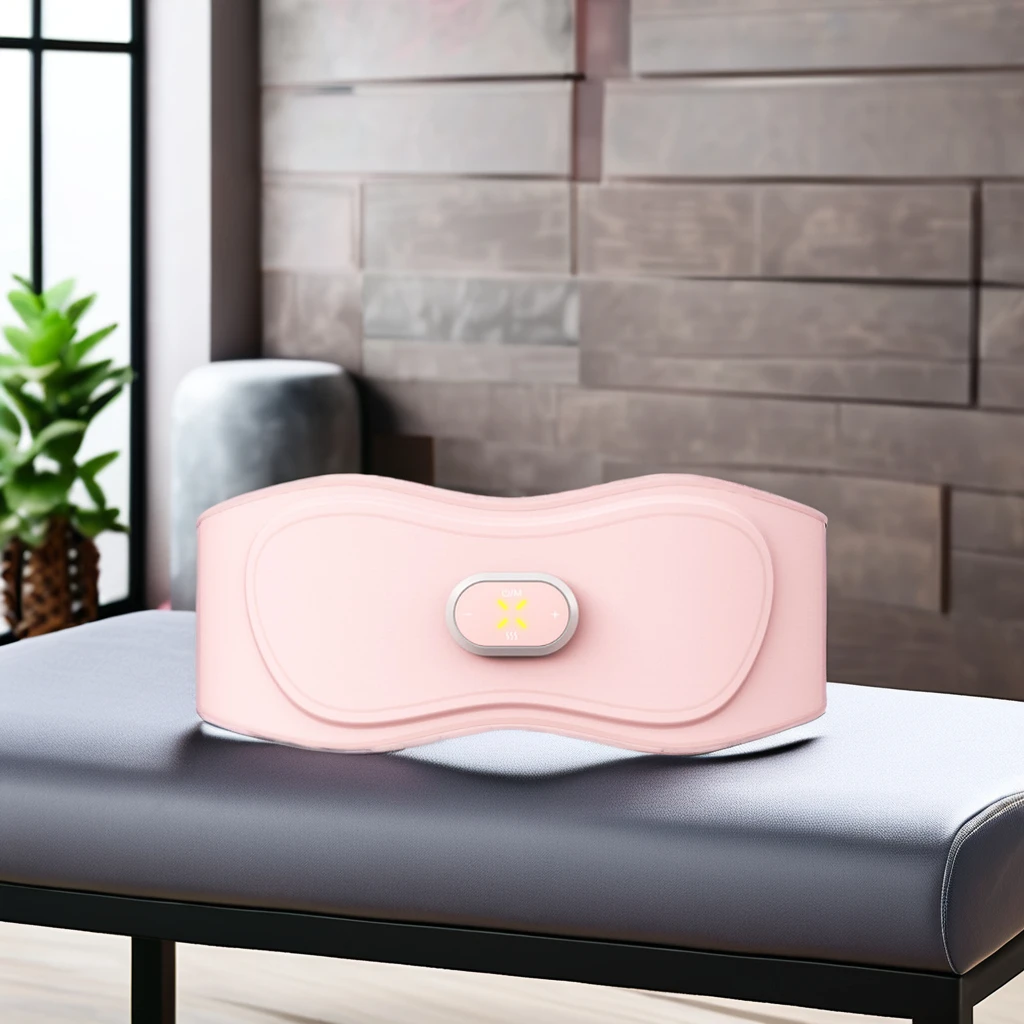 Home Fitness Trainer EMS Body Training Abs Workout with Red Light Abdominal Muscle Toner Belt for Waist Workout Stimulation