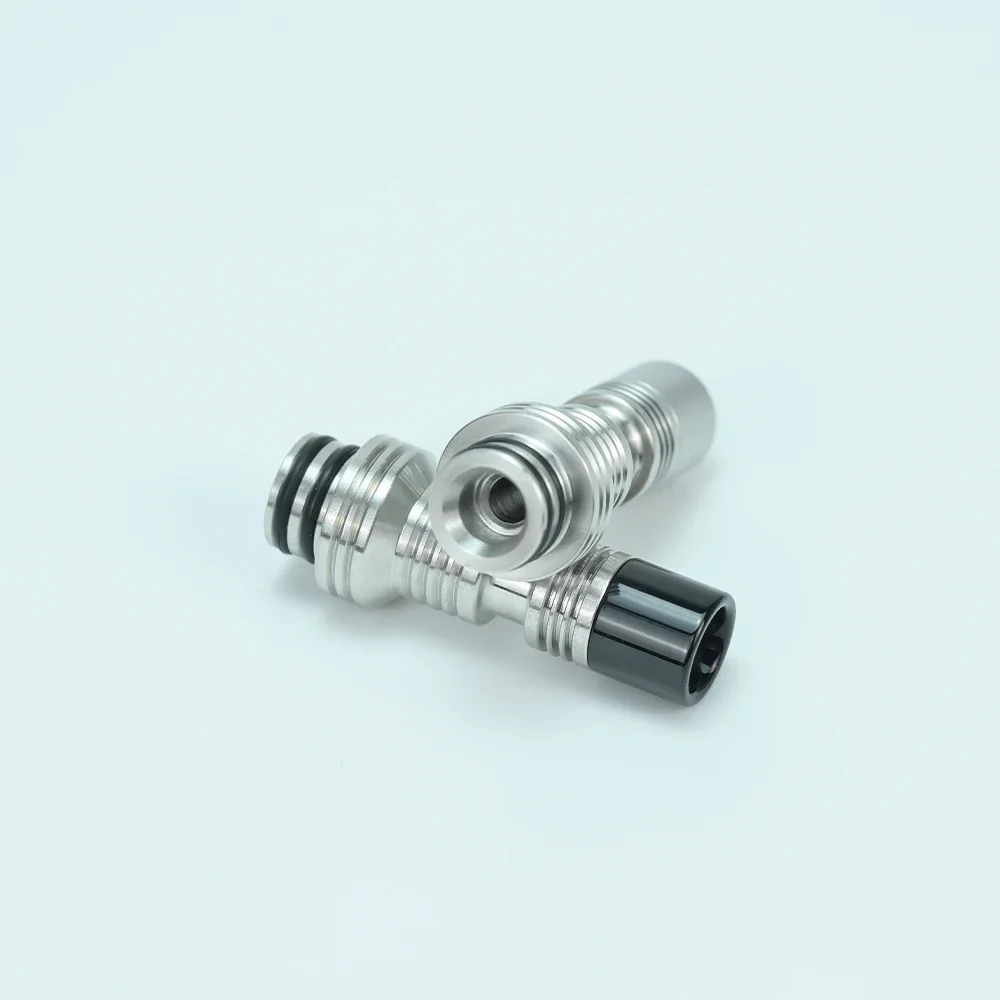 510 Drip Tip - Wolfcoolvape Design MTL for RDA/RTA/RDTA Atomizers 316 Stainless Steel Resin