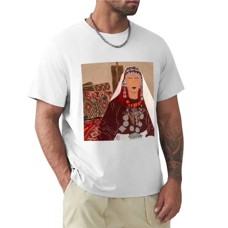 Amazigh moroccan women with traditional cloths T-Shirt Aesthetic clothing for a boy customs design your own mens clothing