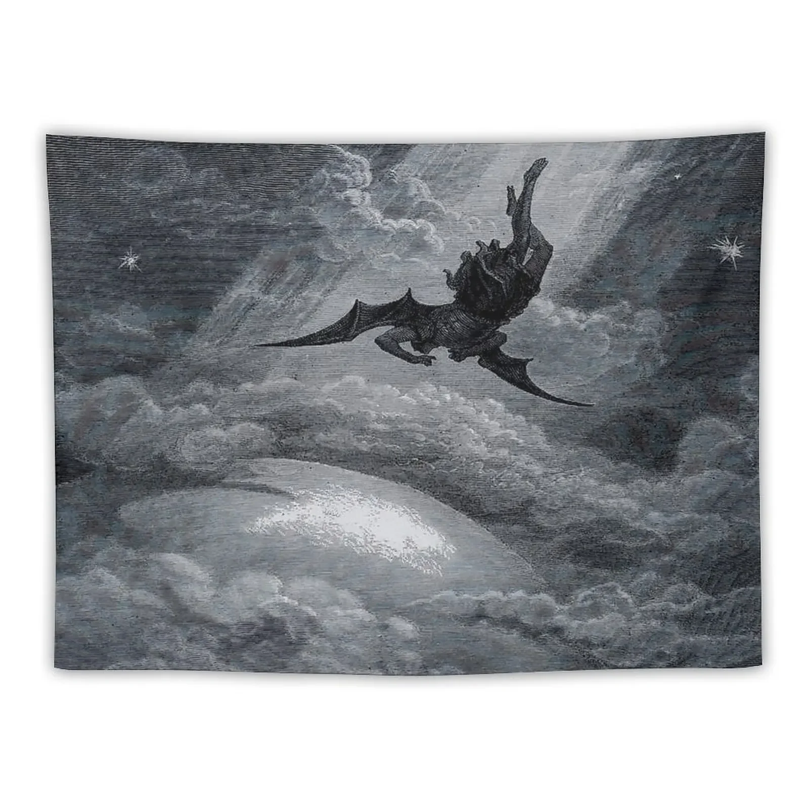 

Paradise Lost by Gustave Doré Tapestry Carpet On The Wall Decoration Wall Tapestry