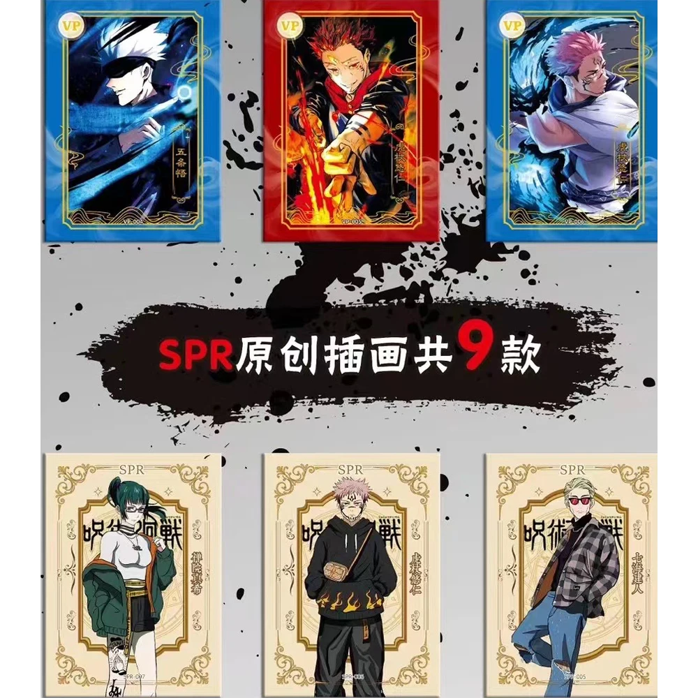 Nieuwe Jujutsu Kaisen Collectiekaart Japanse Anime Box All Set Anime Karakter Zeldzame Flash Ssr Card Deluxe Edition Kaart Bordspel