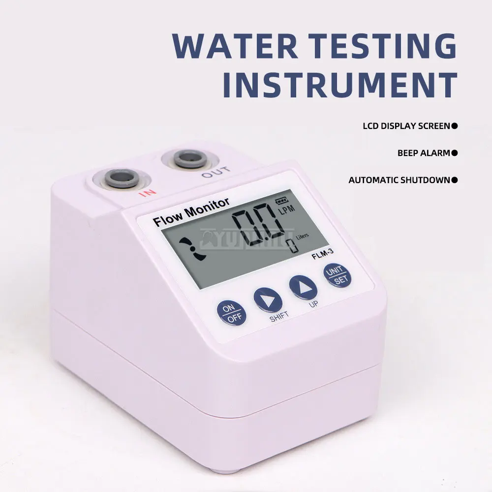 Flow Meter: Accurate Measurement Display,Professional Flow Detector, Water Purification Testing Instrument