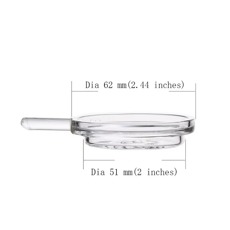 Heat Resistant Double-Wall Glass Shisha Hookah Tobacco Bowl Head with Charcoal Holder Joint Size 24mm for Smoking view 6
