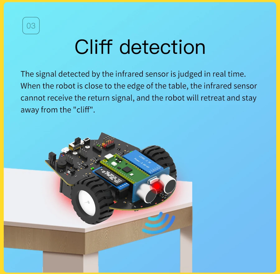 Yahboom Raspberry Pi Pico2 Roboter Auto Diy Elektronische Kit Codierung Roboter Kit Unterstützung MicroPython Programmierung APP Infrarot Steuerung – Detail 12