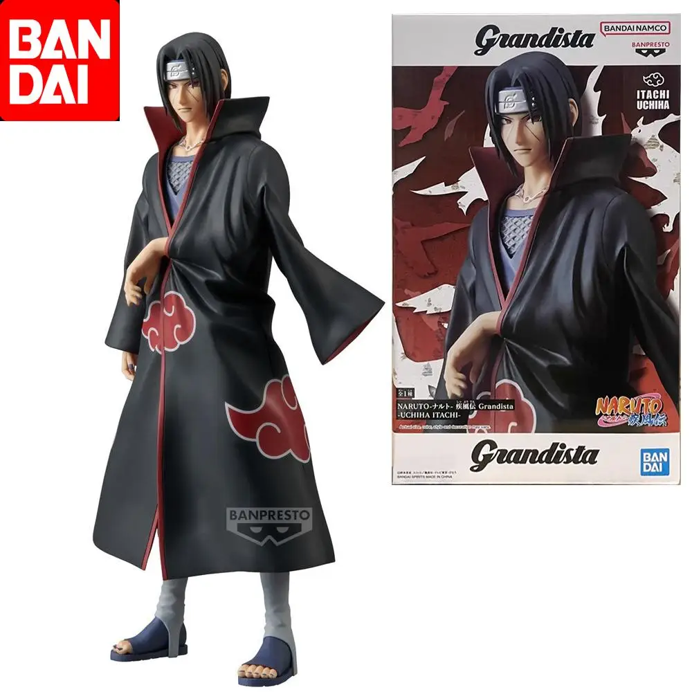

Bandai Original NARUTO Shippuden Grandista Uchiha Itachi Anime Action Figure Toys For Boys Girls Kids Children Birthday Gifts