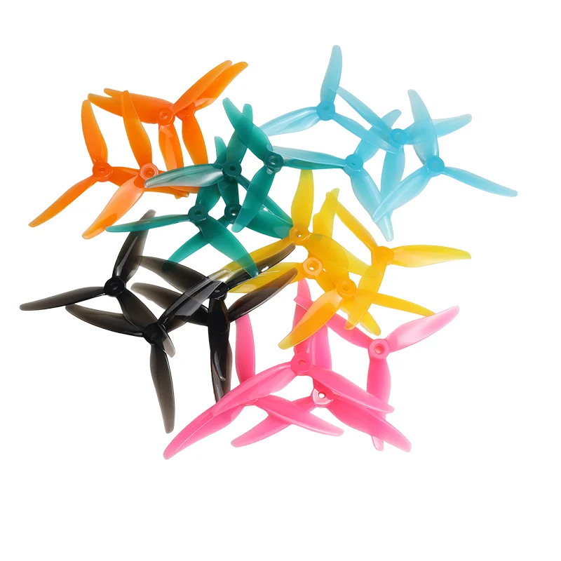 

2pair/4Pcs(2CW+2CCW) Gemfan 51466 V2 5inch 3 Blade/ Tri-blade Propeller Props Brushless Motor FPV Propeller for FPV Racing Drone