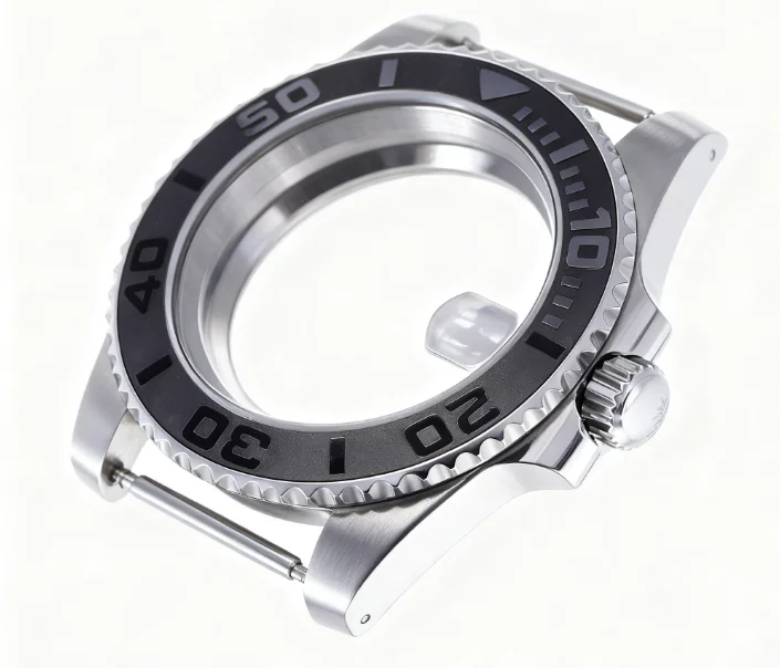 

Корпус часов для дайвинга, 40 мм, сапфировое стекло для Seiko NH35 NH36 NH34 NH38 2824 Miyota 8215, автоматический механизм, серебряные детали для часов YACHT