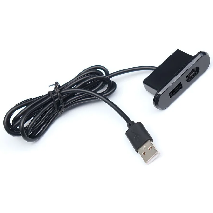 

Встроенная настольная розетка USB Mini USB TYPE-C Зарядное устройство Адаптер для настольной зарядки Шнур 1,2 м 10 Вт Настольный удлинитель для офиса