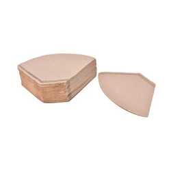 Wooden Original Hand Drip Paper Coffee Filter Espresso Coffee Filters 100Pcs/Bag