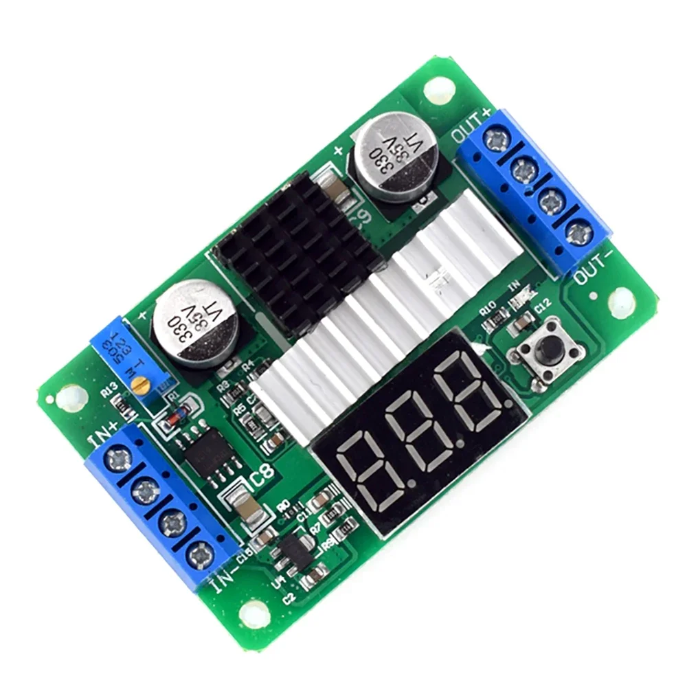 LTC1871 100W/ 6A DC Power Supply Step Up Converter DC-DC 3.5V-30V 5V 12V Adjustable Boost Converters with Display LED Voltmeter