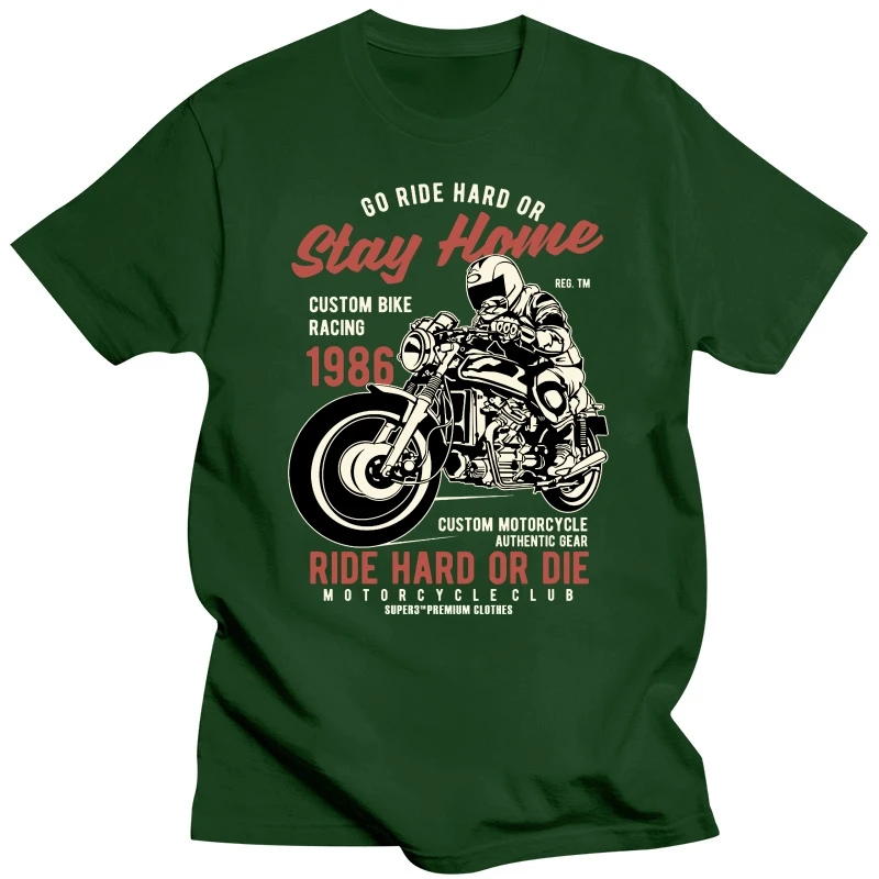 Ride Hard Or Die Bike Motorcycle Racer Men T Shirt Fashion Funko Pop 4XL 5XL 6XL O-neck Cotton Custom Short Sleeve Mens T Shirts