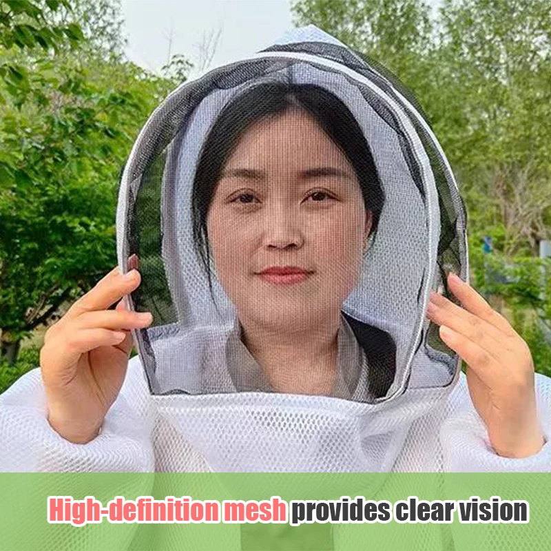 Siamese Beekeeping Suit Professional Beekeeper Suit 3D Air Cotton Thicken Bee Suits Mesh Prevent Stings Anti-bee Take Honey