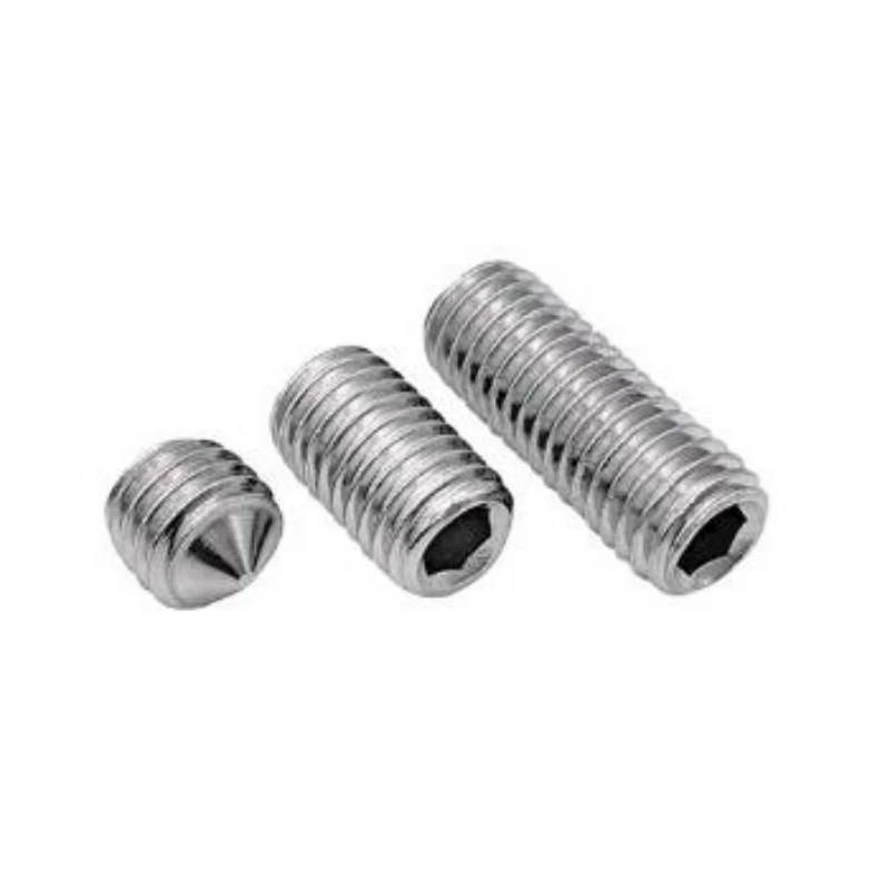 UNC/UNF 4#-40 5#-40 6#-32 8#-32 10#-32  10#-24 1/4-20 304 Stainless Steel Hexagon Socket Set Screws Cone Point Grub Screw