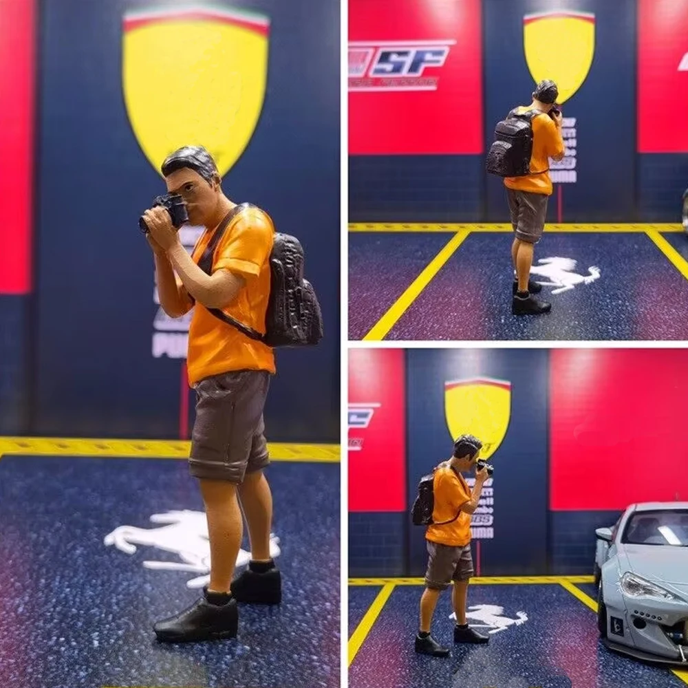 Figurine Diorama 1/18, modèle de voiture, Garage, atelier, photographie, modèles de scène pour fille et garçon