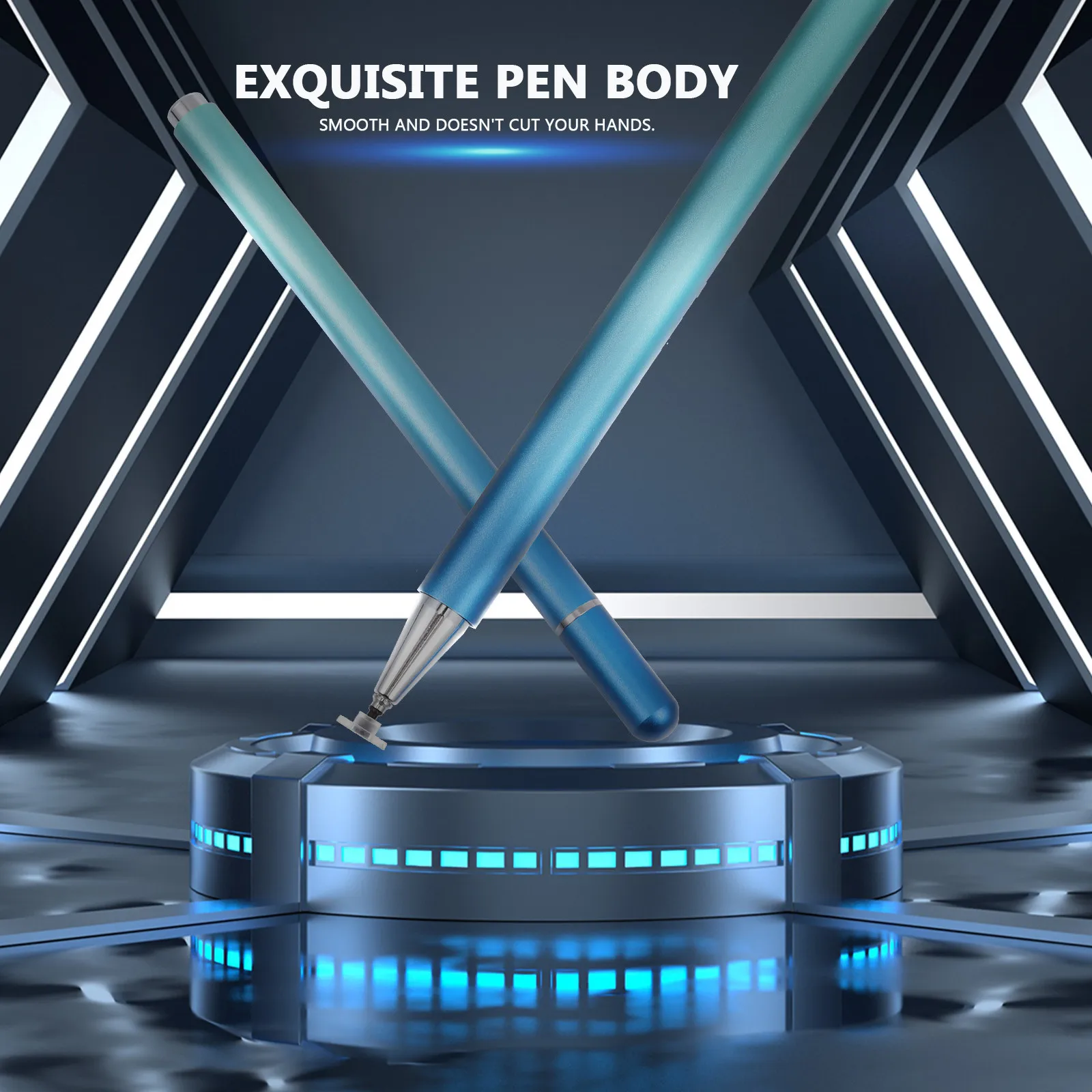 

Portable Metal Capacitive Stylus Pen Precise Screen Touch Pen Lightweight Aluminum Alloy for Tablet Smartphone Writing Drawing