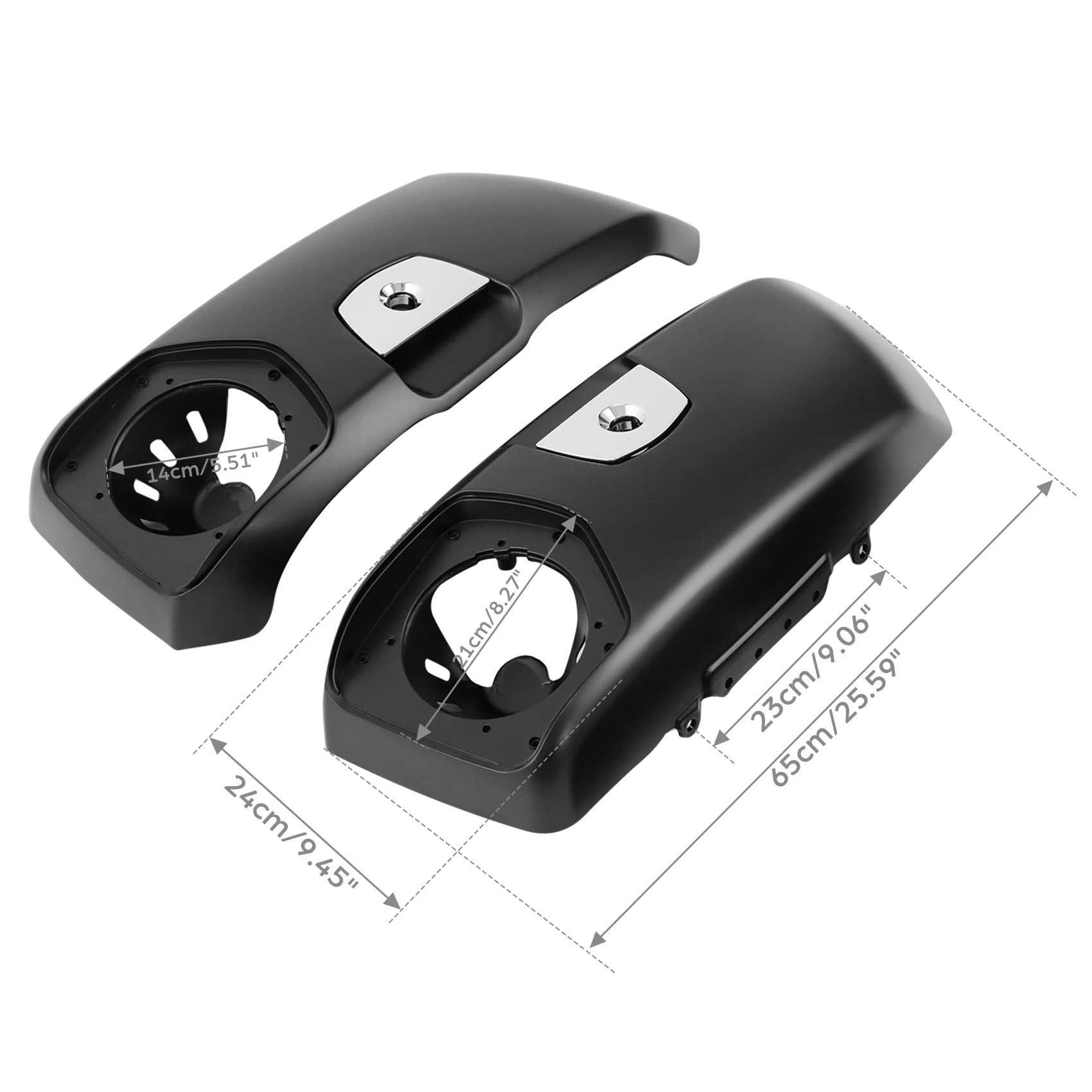 Motorcycle Saddlebag Lids Cover For Indian Chieftain Springfield Roadmaster Dark Horse Challenger Matte Black