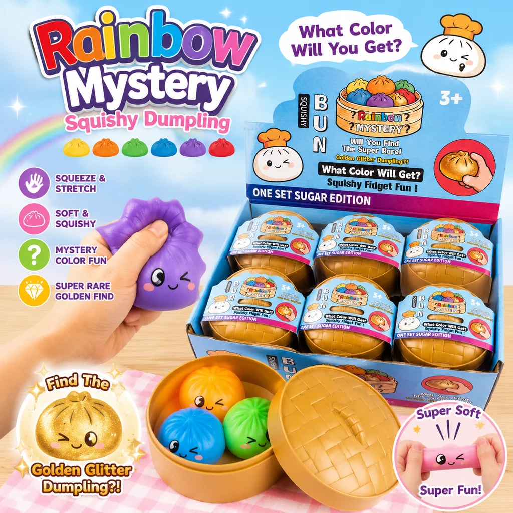 12pcs-squishy-bun-squeeze-toy-slow-rising-stress-relief-fidget-rainbow-mystery-pressure-decompression-for-adult-anxiety-relief