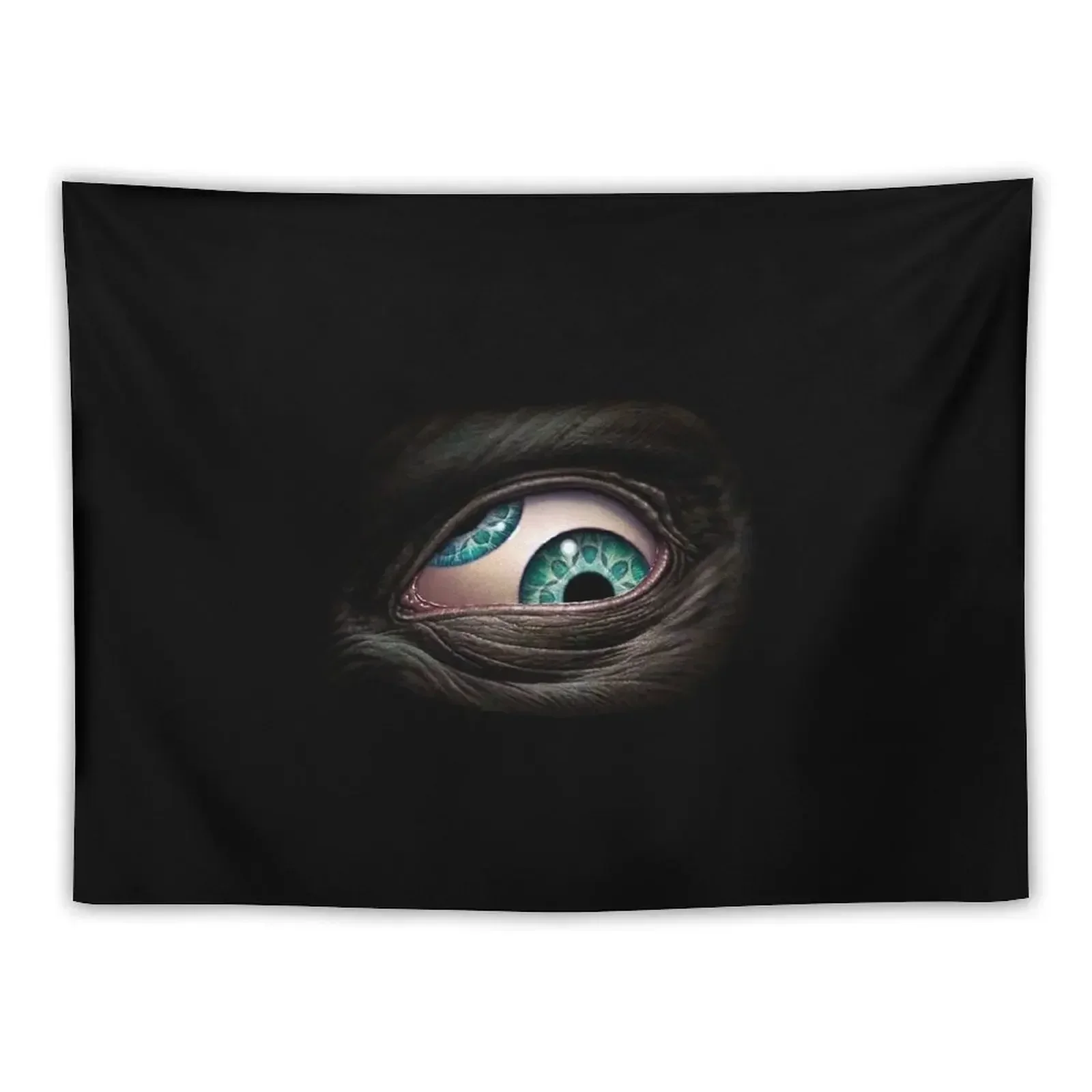 Two Eyes- grey Tapestry Room Aesthetic Decor Wall Decoration Wallpaper Bedroom Tapestry