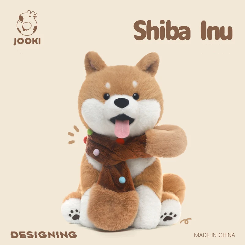 

34 см Kawaii Shiba Inu плюшевые игрушки мягкая кукла-животное приятный для кожи компаньон реалистичный декоративный орнамент подарок для детей друг