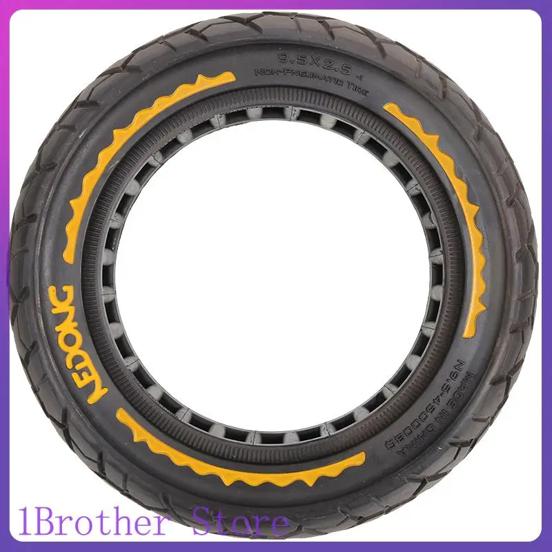 9.5x2.5 Solid Tire for Niu KQi1 KQi2 KQi3 Electric Scooter Accessories 9.5Inch Explosion-proof Off-road Shock-absorbing Tyre