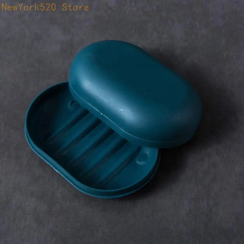 Bathroom Soap Dish Box Case Holder Portable Soaps Container Waterproof Leakproof N84C
