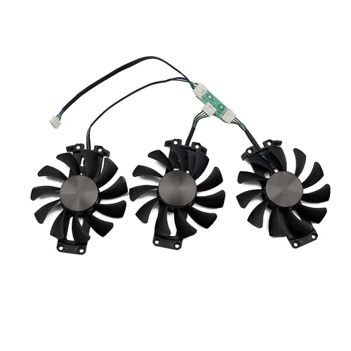 Imagen 2 del producto 3 unids/lote 75MM 4PIN GA81S2U GTX970 980 ventilador GPU para ZOTAC Geforce GTX 980-4GD5 GTX 970 AMP 4G tarjeta gráfica