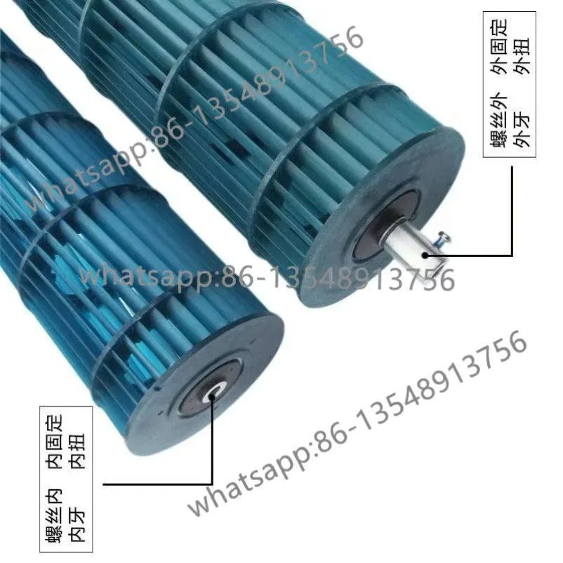 Cross Flow Fan Wheel for Indoor AC Unit, 1-3P Roller Fan Blade, Fit Wall Mounted & Cylindrical Air Conditioner