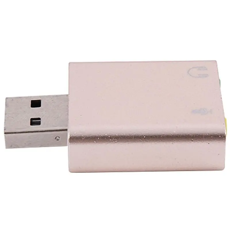10X USB Sound Card 7.1 External USB To Jack 3.5Mm Headphone Adapter Stereo Audio Mic Sound Card For Pc Computer Laptop