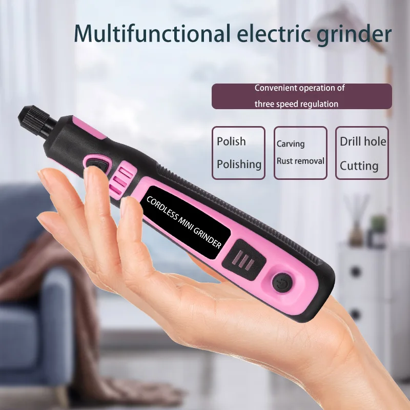 

Exclusive for pink charging speed regulation engraving pen lithium battery mini grinder manicure machine polishing