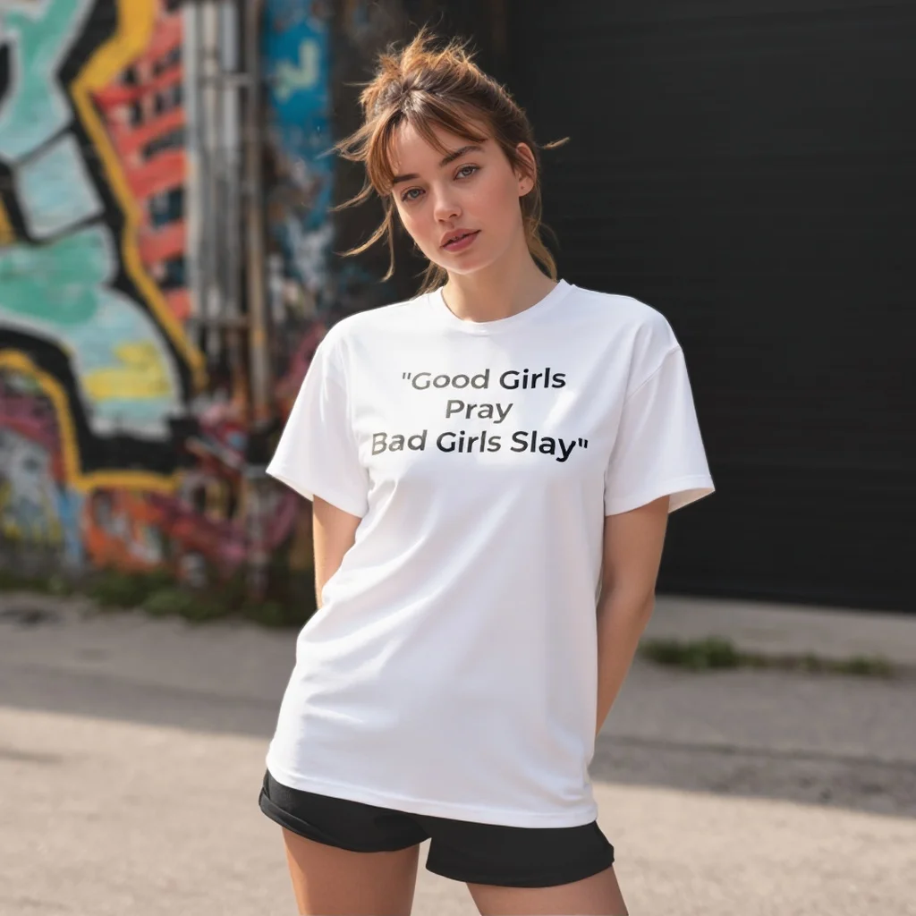 

Повседневная футболка с коротким рукавом с принтом Hot Girl, обычная длина, модный повседневный стиль, женский топ