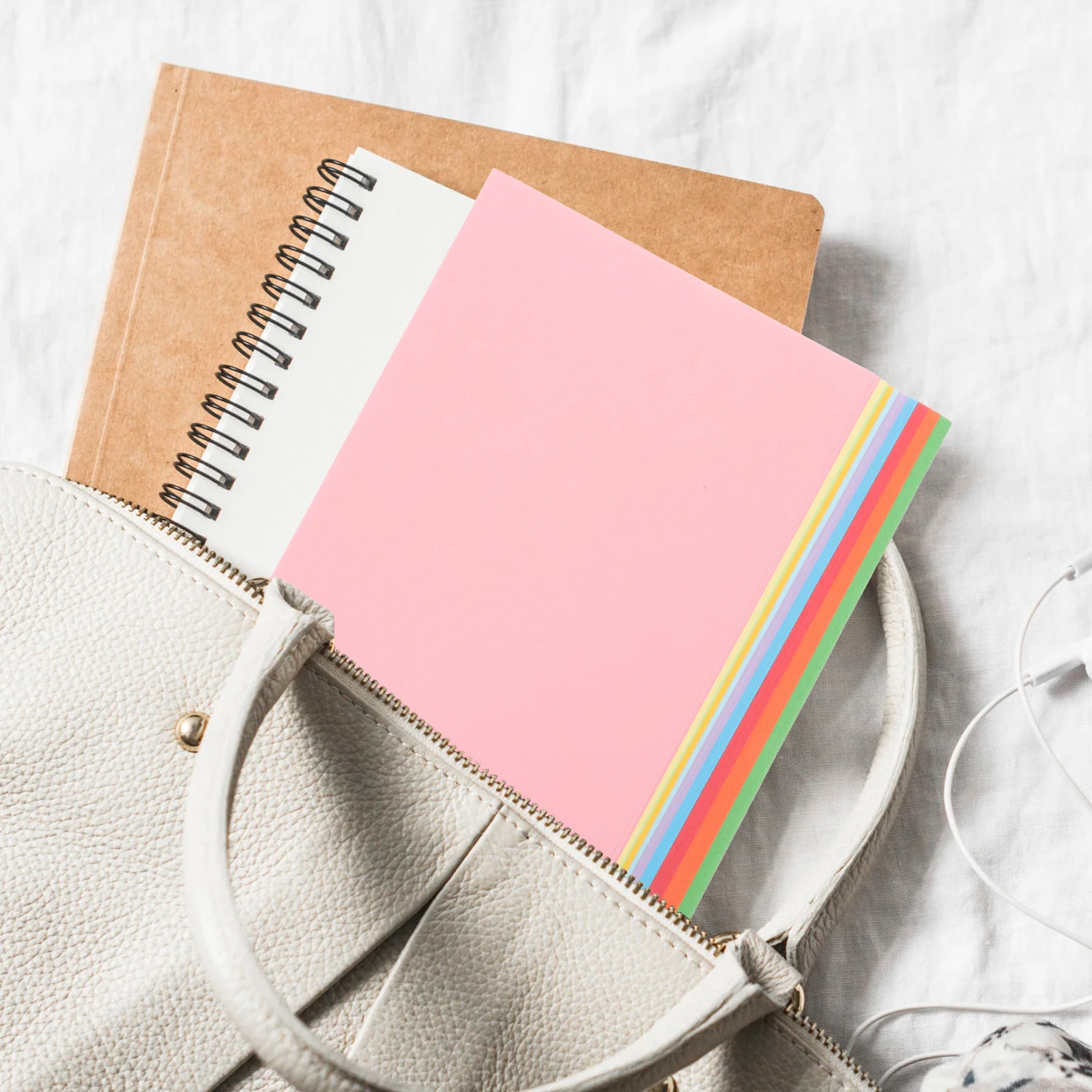 Colorful Cardstock Paper Thick Diy Folding Craft Handicraft Scrapbooking Party Decoration Origami Paper