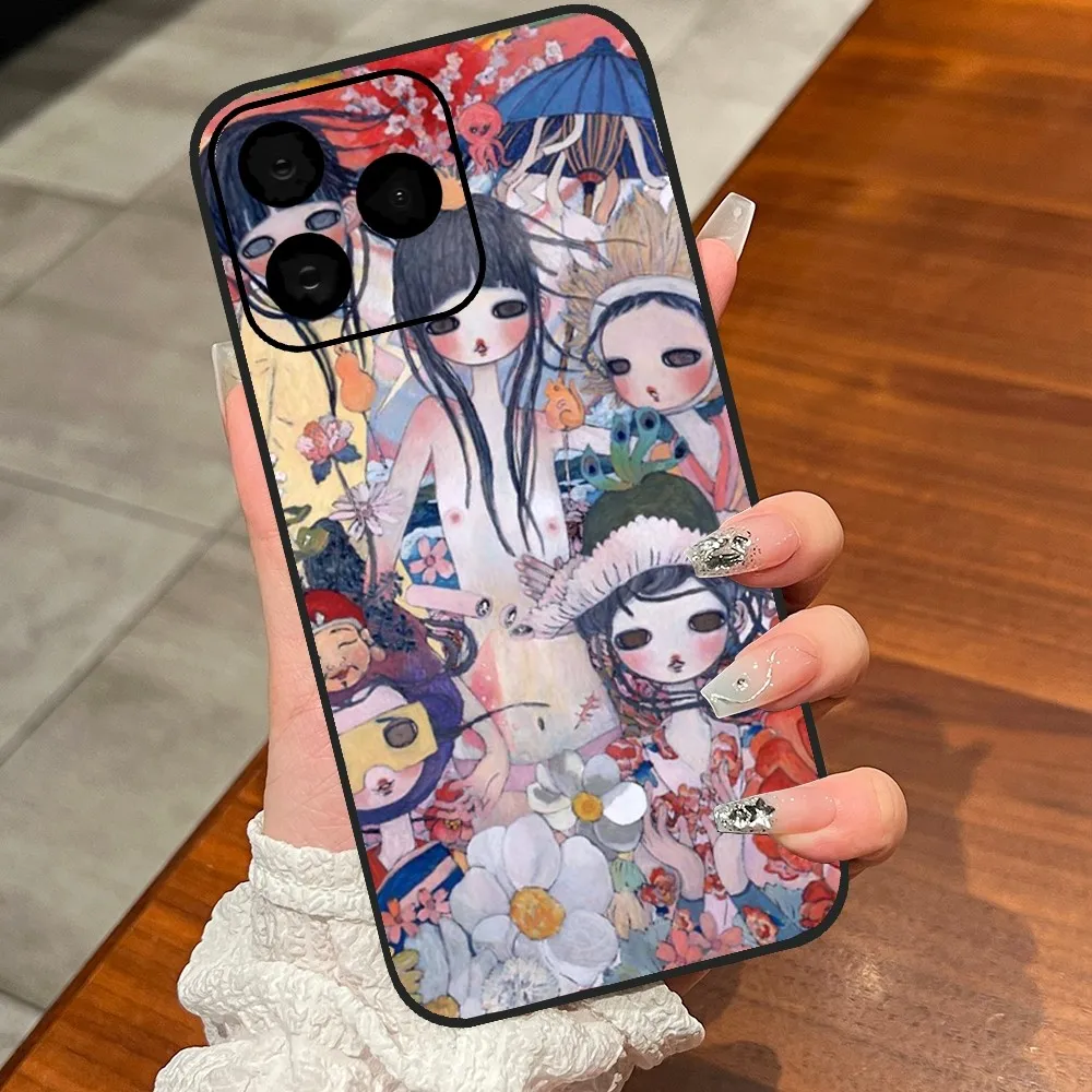 painter Aya takano Phone Case For iPhone 8 15 Plus 11 12 13 Pro Max 14 14 15Pro Max